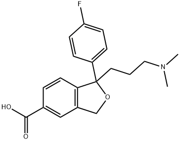 西酞普兰羧酸杂质, 440121-09-5, 结构式