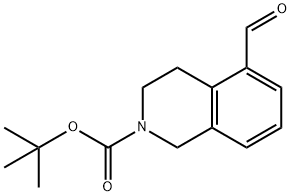 2-N-Boc-5-formyl-3,4-dihydro-1H-isoquinoline Struktur