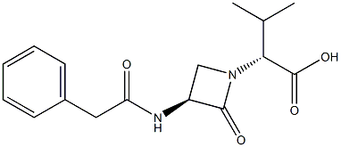 desthiobenzylpenicillin 化学構造式