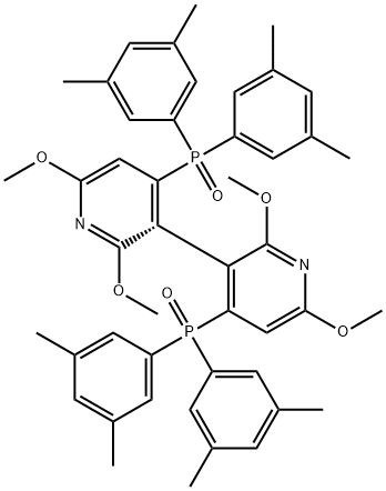 (R)-4,4'-Bis(di-3,5-xylylphosphinoyl)-2,2',6,6'-tetraMethoxy-3,3'-bipyridine Structure