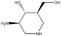 3-Piperidinemethanol, 5-amino-4-hydroxy-, (3R,4R,5R)-rel- (9CI) 结构式