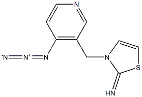 2(3H)-Thiazolimine,  3-[(4-azido-3-pyridinyl)methyl]-|