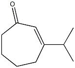 2-Cyclohepten-1-one,3-(1-methylethyl)-(9CI) Structure