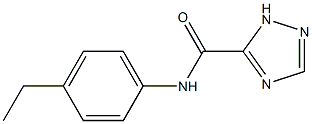 1H-1,2,4-Triazole-3-carboxamide,N-(4-ethylphenyl)-(9CI) 结构式