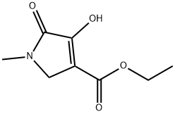 ethyl N-methyl-4-hydroxy-5-oxo-3-pyrroline-3-carboxylate iron chelate Struktur