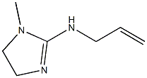 1H-Imidazol-2-amine,4,5-dihydro-1-methyl-N-2-propenyl-(9CI) Struktur