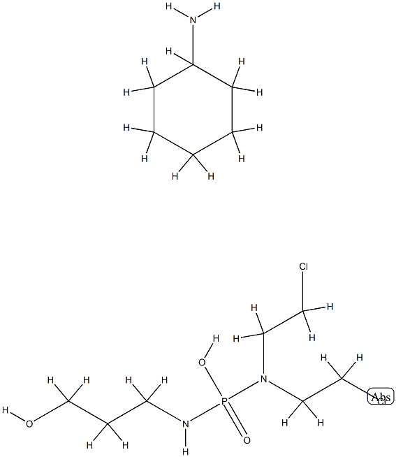 CYTOXALALCOHOLCYCLOHEXYLAMINESALT Struktur