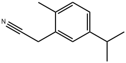 p-Cymene-2-acetonitrile (6CI,7CI,8CI) Structure