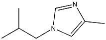 1H-Imidazole,4-methyl-1-(2-methylpropyl)-(9CI) Structure