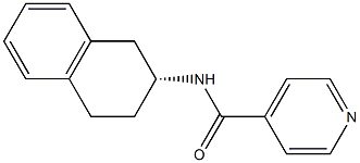 4-Pyridinecarboxamide,N-[(2R)-1,2,3,4-tetrahydro-2-naphthalenyl]-(9CI) Structure