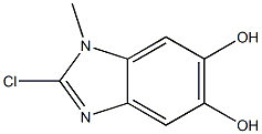 5,6-Benzimidazolediol,2-chloro-1-methyl-(7CI,8CI) Structure