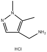 1,5-二甲基-4-吡唑甲胺, 449811-81-8, 结构式