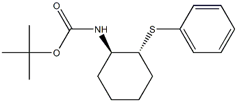 Carbamic acid, [(1R,2R)-2-(phenylthio)cyclohexyl]-, 1,1-dimethylethyl ester, rel- (9CI)|