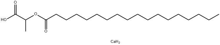 Stearic acid,ester with lactic acid,Ca salt 化学構造式