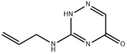 1,2,4-Triazin-5(2H)-one,3-(2-propenylamino)-(9CI) 结构式