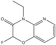 2H-Pyrido[3,2-b]-1,4-oxazin-3(4H)-one,4-ethyl-2-fluoro-(9CI) 结构式