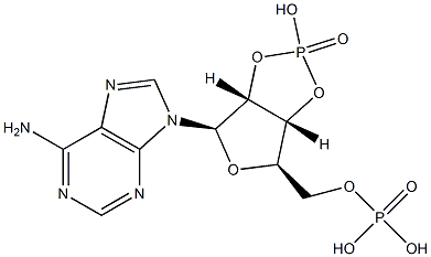 adenosine 2',3'-cyclic phosphate 5'-phosphate Structure