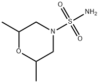 2,6-二甲基吗啉-4-磺酰胺,4547-74-4,结构式