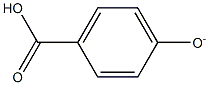 Benzoic acid, 4-hydroxy-, ion(1-) Struktur