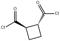 1,2-Cyclobutanedicarbonyl dichloride, (1R-trans)- (9CI) 结构式