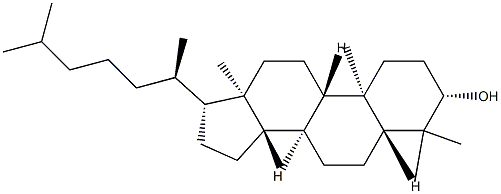 Lanostan-3β-ol Struktur