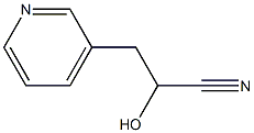 3-Pyridinepropanenitrile,alpha-hydroxy-(9CI) 结构式