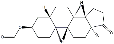 3α-Formyloxy-5α-androstan-17-one Structure