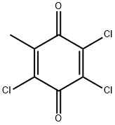 Me-triCl-p-benzoquinone radical Struktur