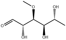 6-デオキシ-3-O-メチルマンノース 化学構造式
