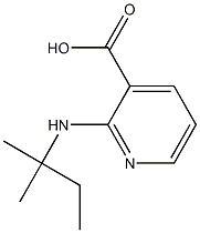 3-Pyridinecarboxylicacid,2-[(1,1-dimethylpropyl)amino]-(9CI) Struktur