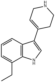 1H-Indole,7-ethyl-3-(1,2,3,6-tetrahydro-4-pyridinyl)-(9CI) Structure