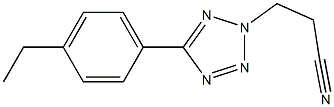 2H-Tetrazole-2-propanenitrile,5-(4-ethylphenyl)-(9CI) Structure