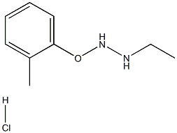 2-(2-METHYLPHENOXY)ETHYL]HYDRAZINE HYDROCHLORIDE 结构式