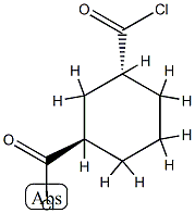 1,3-Cyclohexanedicarbonyl dichloride, trans-(+)- (9CI) 结构式