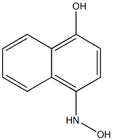1-Naphthalenol,4-(hydroxyamino)-(9CI) 结构式