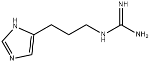 3-(4(5)-imidazolyl)propylguanidine Structure