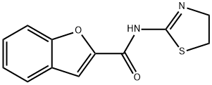 2-Benzofurancarboxamide,N-(4,5-dihydro-2-thiazolyl)-(9CI) 结构式