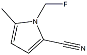 1H-Pyrrole-2-carbonitrile,1-(fluoromethyl)-5-methyl-(9CI) 结构式