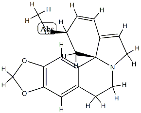 刺桐靈鹼, 466-77-3, 结构式