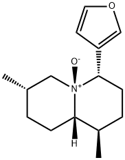 (1R,9aα)-Octahydro-4β-(3-furyl)-1,7β-dimethyl-2H-quinolizine 5α-oxide Struktur