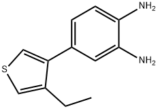 1,2-Benzenediamine,4-(4-ethyl-3-thienyl)-(9CI) Structure