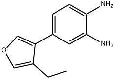 1,2-Benzenediamine,4-(4-ethyl-3-furanyl)-(9CI) Structure