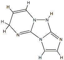 1H,6H-Imidazo[2,1:3,4][1,2,4]triazolo[1,5-a]pyrimidine(9CI) Structure