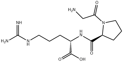 H-GLY-PRO-ARG-OH 结构式