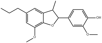 Diisoeugenol, dehydrodihydro- Structure