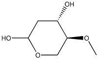 L-threo-Pentopyranose, 2-deoxy-4-O-methyl- (9CI) 结构式