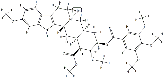 Reserpin N-oxide Struktur
