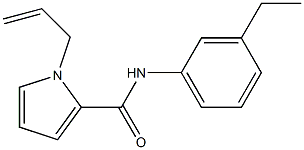 1H-Pyrrole-2-carboxamide,N-(3-ethylphenyl)-1-(2-propenyl)-(9CI) 结构式