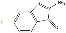 3H-Indol-3-one,2-amino-6-fluoro-(9CI) Structure