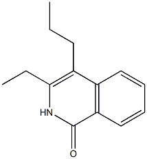1(2H)-Isoquinolinone,3-ethyl-4-propyl-(9CI) 结构式